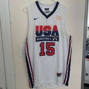 Used without rips or tears. A few stains on the back and front.